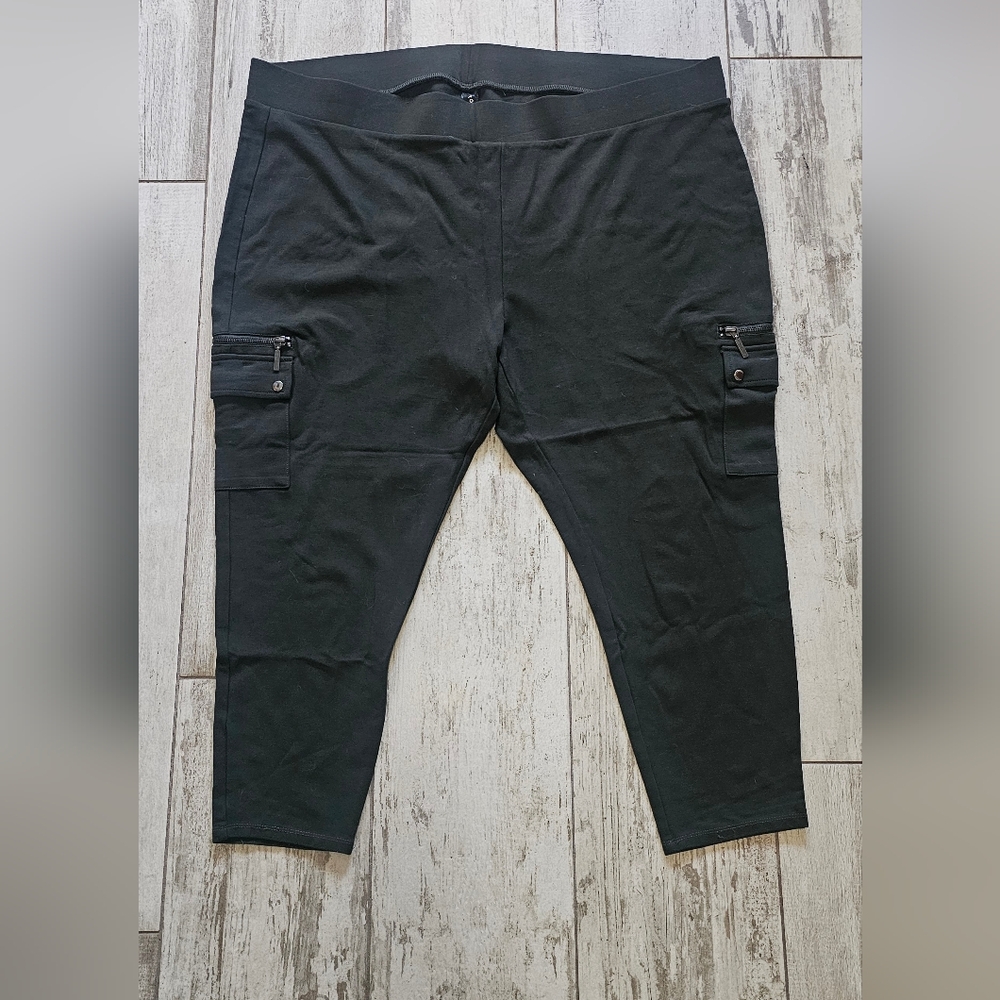 Torrid Olive Army Green Cargo Pants Leggings 4X / 4